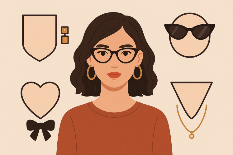 انتخاب اکسسوری بر اساس فرم صورت - راهنمای کامل